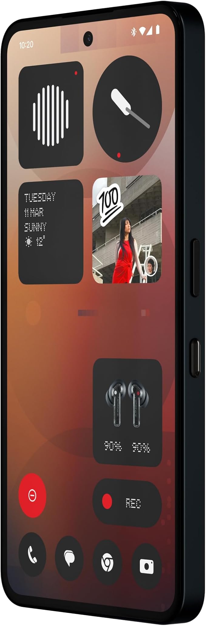Nothing Phone (3a) - mobile phone with 32 MP front camera, 30x ultra zoom, 50W fast charging and 6.77" FHD+ flexible AMOLED display