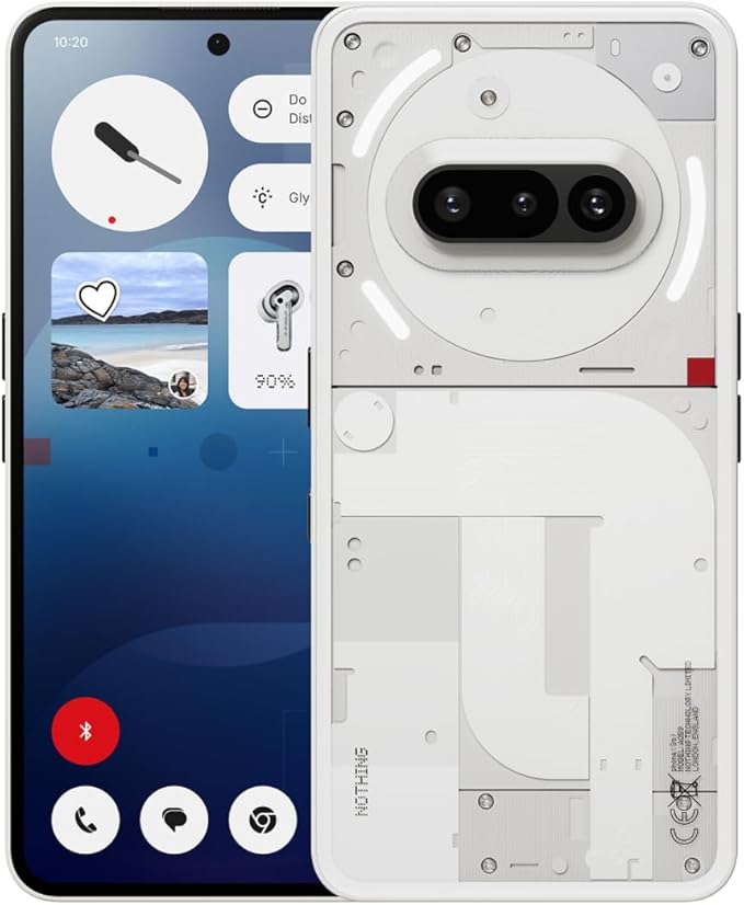 Nothing Phone (3a) - mobile phone with 32 MP front camera, 30x ultra zoom, 50W fast charging and 6.77" FHD+ flexible AMOLED display