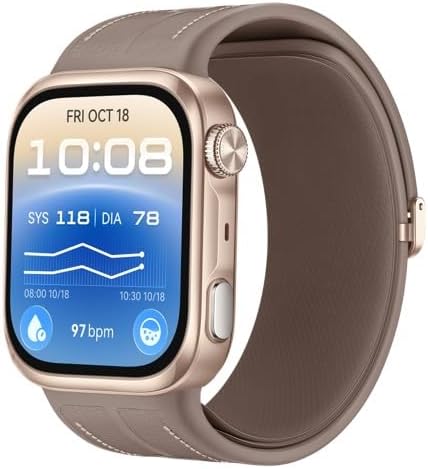 HUAWEI WATCH D3 Smartwatch, Medical-Grade Blood Pressure Monitoring, ECG, Heart Rate &SpO2, Sleep & Fitness Tracking, Up to 10-Days Battery, iOS & Android Compatible, Black, HuaweiCare+ (AZ Exclusive)