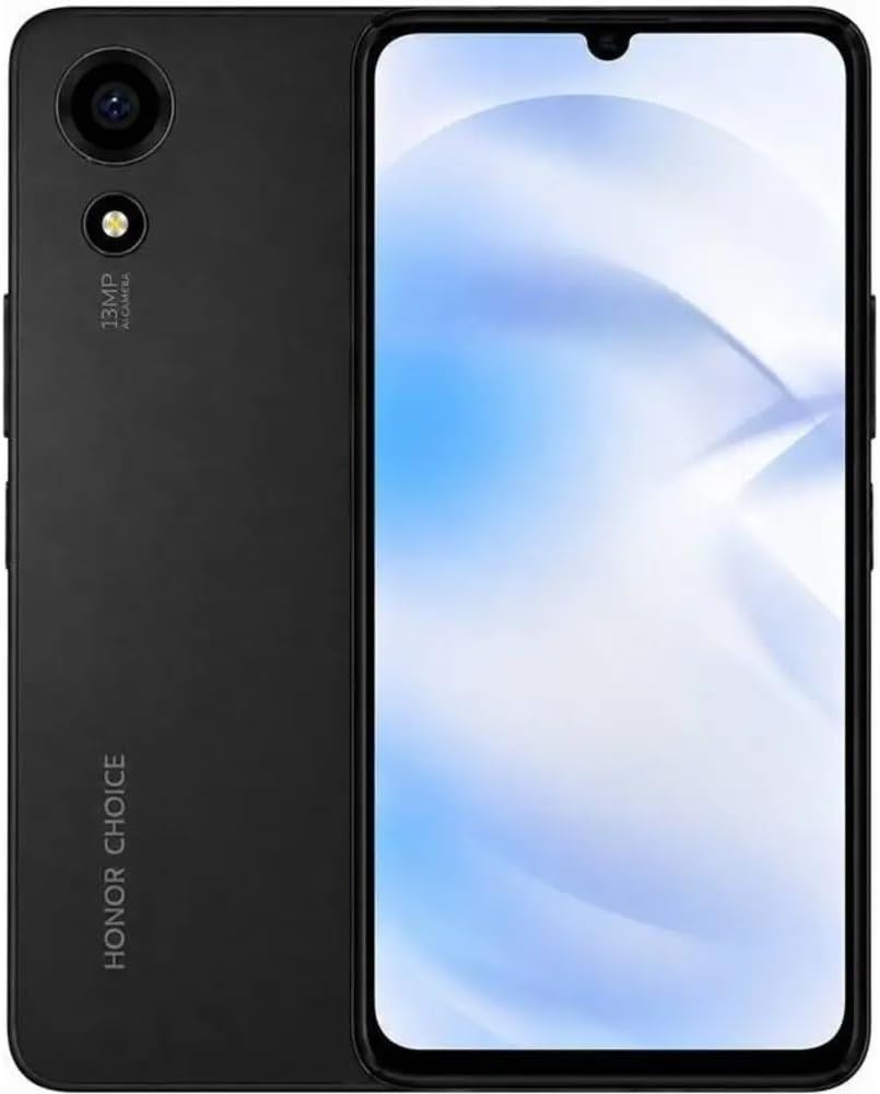 HONOR CHOICE T10 4G Smartphone, 6.75" HD Display, AI Simultaneous Interpretation, 13MP+5MP Cameras, Dual SIM, 4GB+64GB, Silver