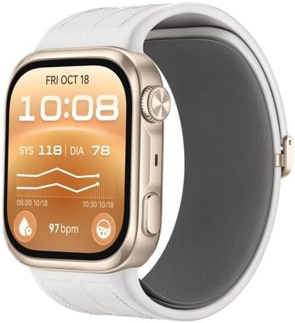 HUAWEI WATCH D3 Smartwatch, Medical-Grade Blood Pressure Monitoring, ECG, Heart Rate &SpO2, Sleep & Fitness Tracking, Up to 10-Days Battery, iOS & Android Compatible, Black, HuaweiCare+ (AZ Exclusive)