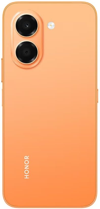HONOR X7e Smartphone, Silicon-Carbon Battery, 45W HONOR SuperCharge, 120Hz Display, 50MP AI Camera, IP64 Water & Dust Resistance, 6GB RAM+ 256GB Storage, Dual SIM, Sunrise Orange