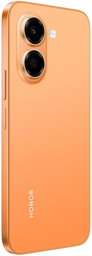 HONOR X7e Smartphone, Silicon-Carbon Battery, 45W HONOR SuperCharge, 120Hz Display, 50MP AI Camera, IP64 Water & Dust Resistance, 6GB RAM+ 256GB Storage, Dual SIM, Sunrise Orange