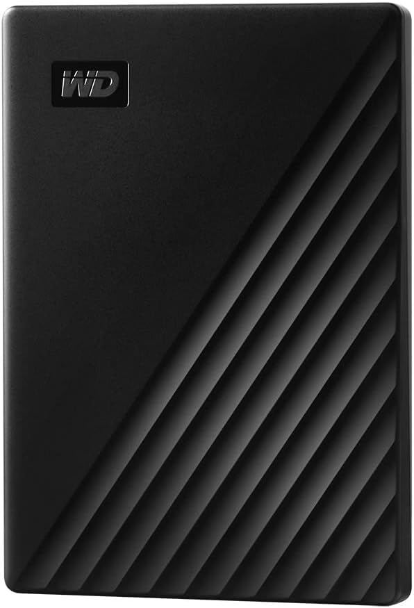 Western Digital 2TB My Passport Portable External Hard Drive with backup software and password protection, Black - WDBYVG0020BBK-WESN