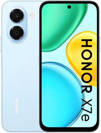 HONOR X7e Smartphone, Silicon-Carbon Battery, 45W HONOR SuperCharge, 120Hz Display, 50MP AI Camera, IP64 Water & Dust Resistance, 6GB RAM+ 256GB Storage, Dual SIM, Sunrise Orange