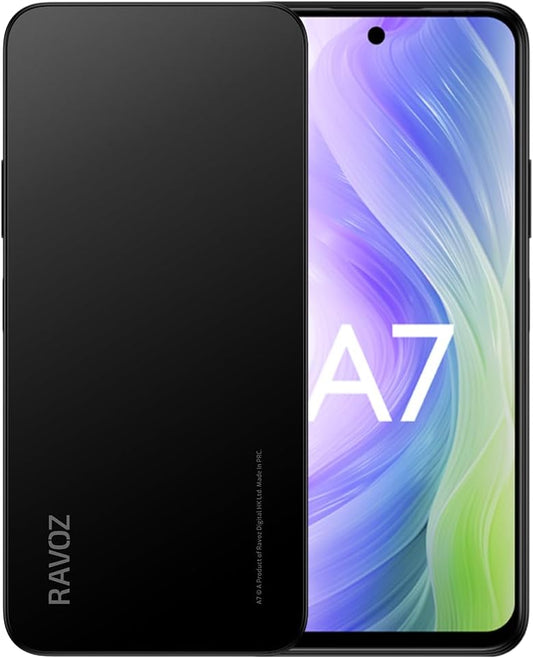 A7 No Camera No GPS, 12GB RAM (4GB + 8GB Expandable), 128GB ROM, NFC, 5000mAh Battery, 6.67" HD+ Display, Android 16, 4G LTE