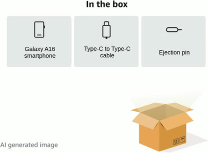 Samsung Galaxy A16 LTE smartphone with Android operating system, dual SIM, 4GB RAM, and 128GB storage- (UAE Version)