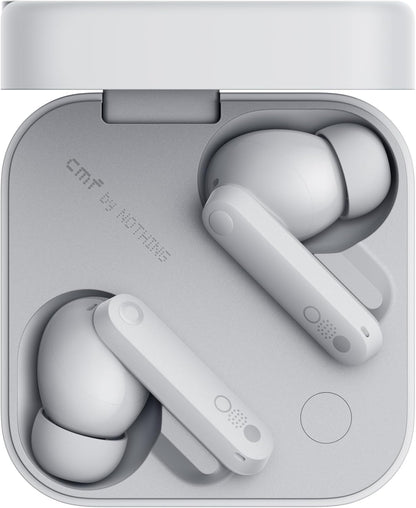 CMF by Nothing Buds Pro 2 Wirelesss earphones with HiFi sound, 50 dB Smart Active Noise Cancellation, 6 HD mics and Spatial Audio, 2025 - Dark Grey