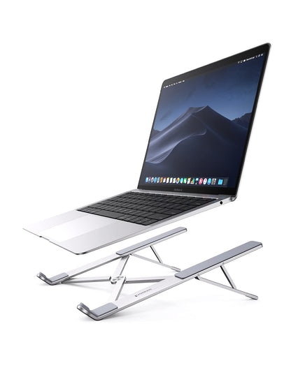 UGREEN Portable Aluminium Table Stand, Adjustable Laptop Riser Stand Compatible with MacBook Air Pro ASUS HP Dell and Others 12-17.3 Inches