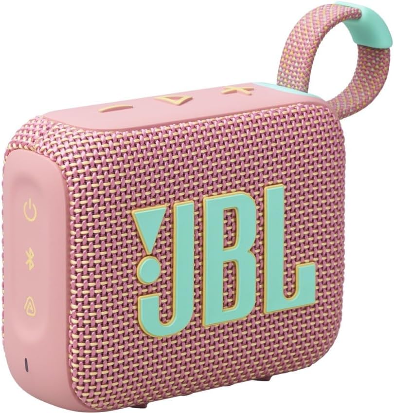 JBL Go 4 ultra-portable Bluetooth speaker with Auracast, powerful sound, 15-hour playtime, and a stylish design – JBLGO4BLK, Black