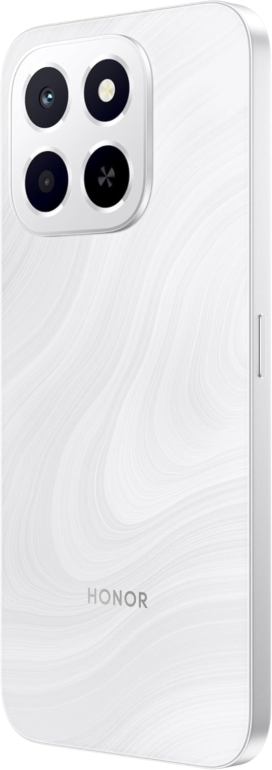 Honor X6c smartphone with 6GB RAM and 128GB storage, featuring a 6.61-inch display with 120Hz refresh rate, 50MP camera, 35W fast charging, dual SIM-Middle East Edition.