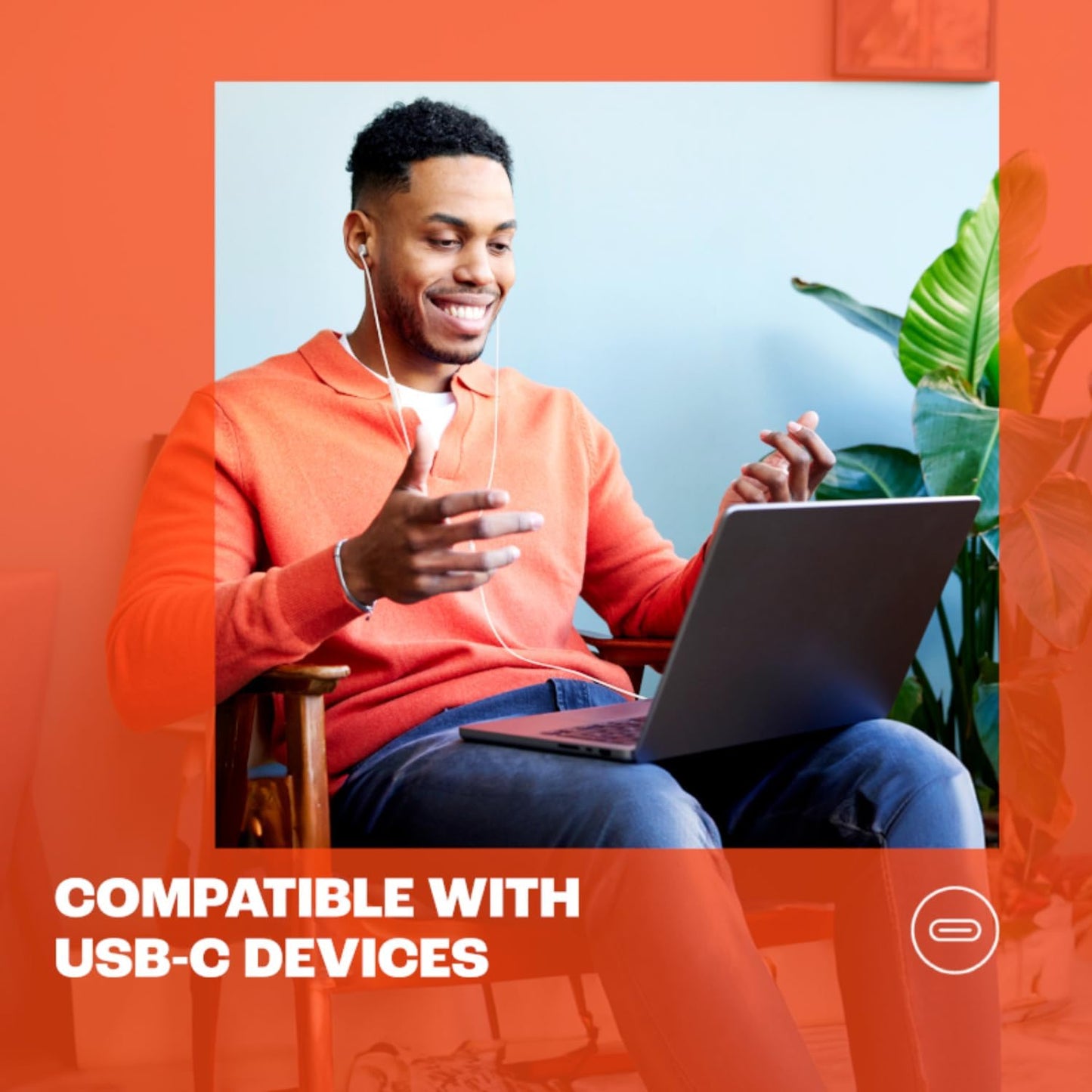 JBL TUNE 305C USB-C Wired Hi-Res In-Ear Headphones, Black