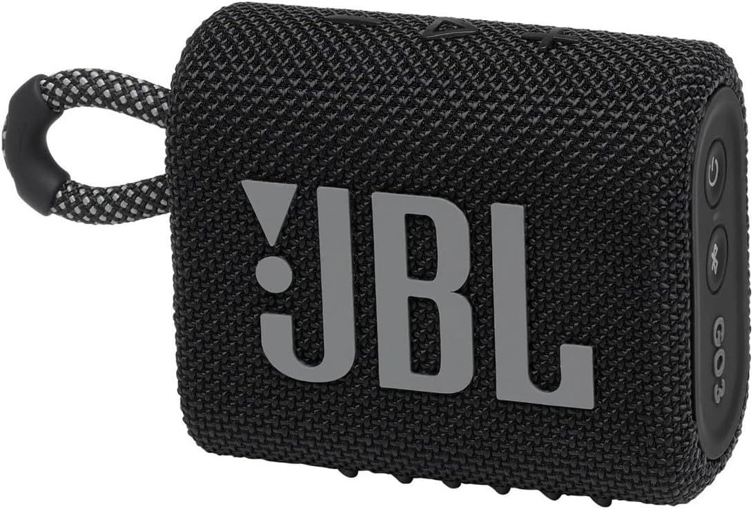 JBL Go 4 ultra-portable Bluetooth speaker with Auracast, powerful sound, 15-hour playtime, and a stylish design – JBLGO4BLK, Black
