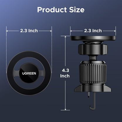 UGREEN Car Phone Mount for Magsafe Air Vent Car Mount Magnetic Phone Holder Compatible with iPhone 16 15 14 13 12 Pro Max, Strongest Magnet