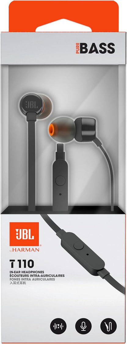 JBL TUNE 305C USB-C Wired Hi-Res In-Ear Headphones, Black