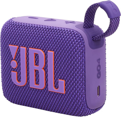 JBL Go 4 ultra-portable Bluetooth speaker with Auracast, powerful sound, 15-hour playtime, and a stylish design – JBLGO4BLK, Black