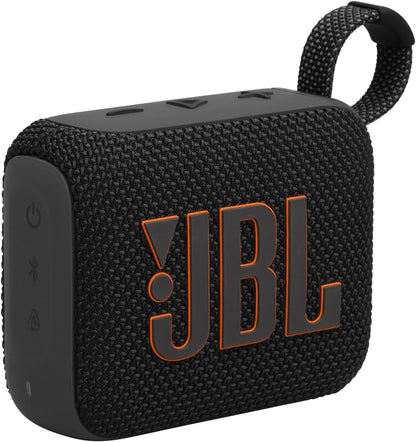 JBL Go 4 ultra-portable Bluetooth speaker with Auracast, powerful sound, 15-hour playtime, and a stylish design – JBLGO4BLK, Black