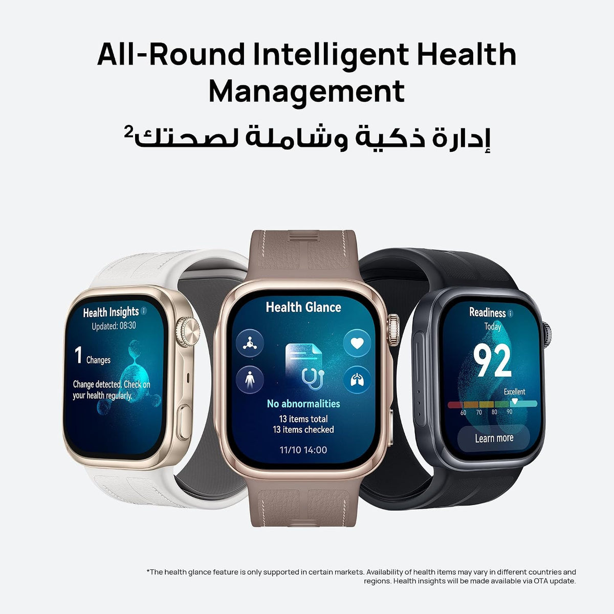 HUAWEI WATCH D3 Smartwatch, Medical-Grade Blood Pressure Monitoring, ECG, Heart Rate &SpO2, Sleep & Fitness Tracking, Up to 10-Days Battery, iOS & Android Compatible, Black, HuaweiCare+ (AZ Exclusive)