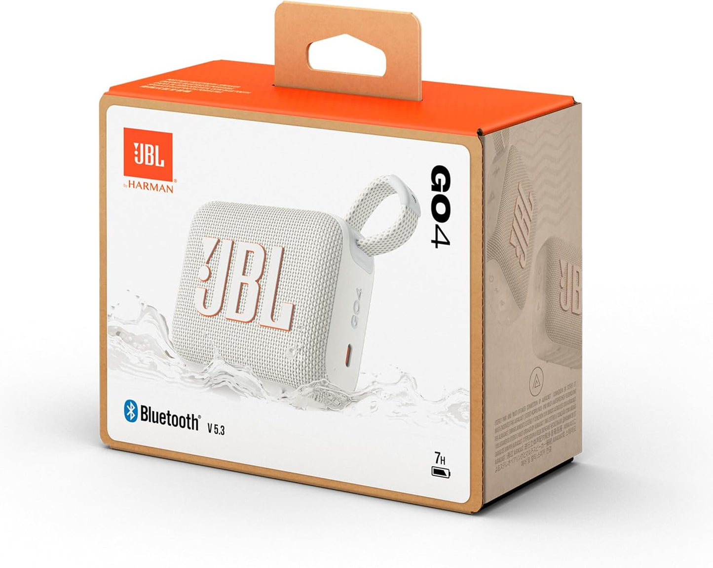 JBL Go 4 ultra-portable Bluetooth speaker with Auracast, powerful sound, 15-hour playtime, and a stylish design – JBLGO4BLK, Black
