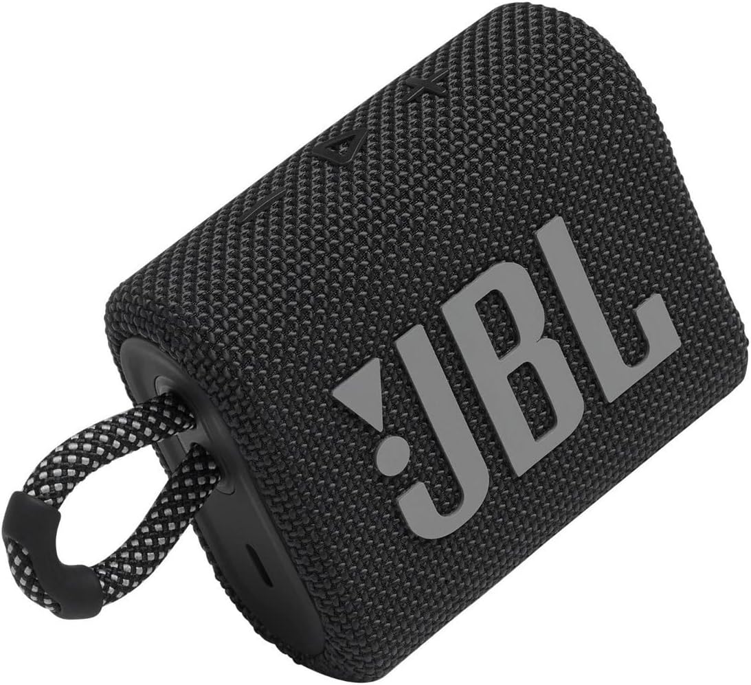 JBL Go 4 ultra-portable Bluetooth speaker with Auracast, powerful sound, 15-hour playtime, and a stylish design – JBLGO4BLK, Black