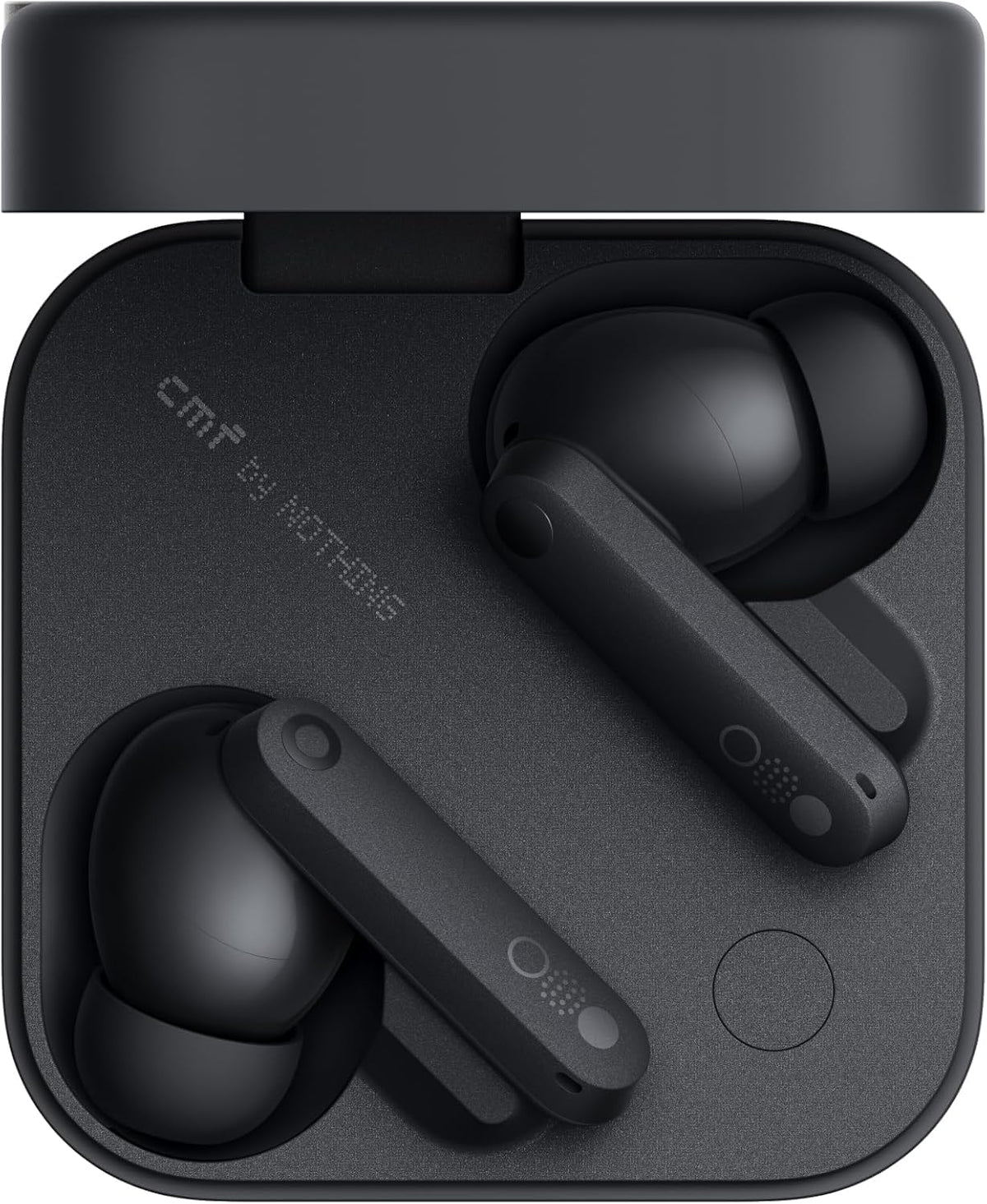 CMF by Nothing Buds Pro 2 Wirelesss earphones with HiFi sound, 50 dB Smart Active Noise Cancellation, 6 HD mics and Spatial Audio, 2025 - Dark Grey