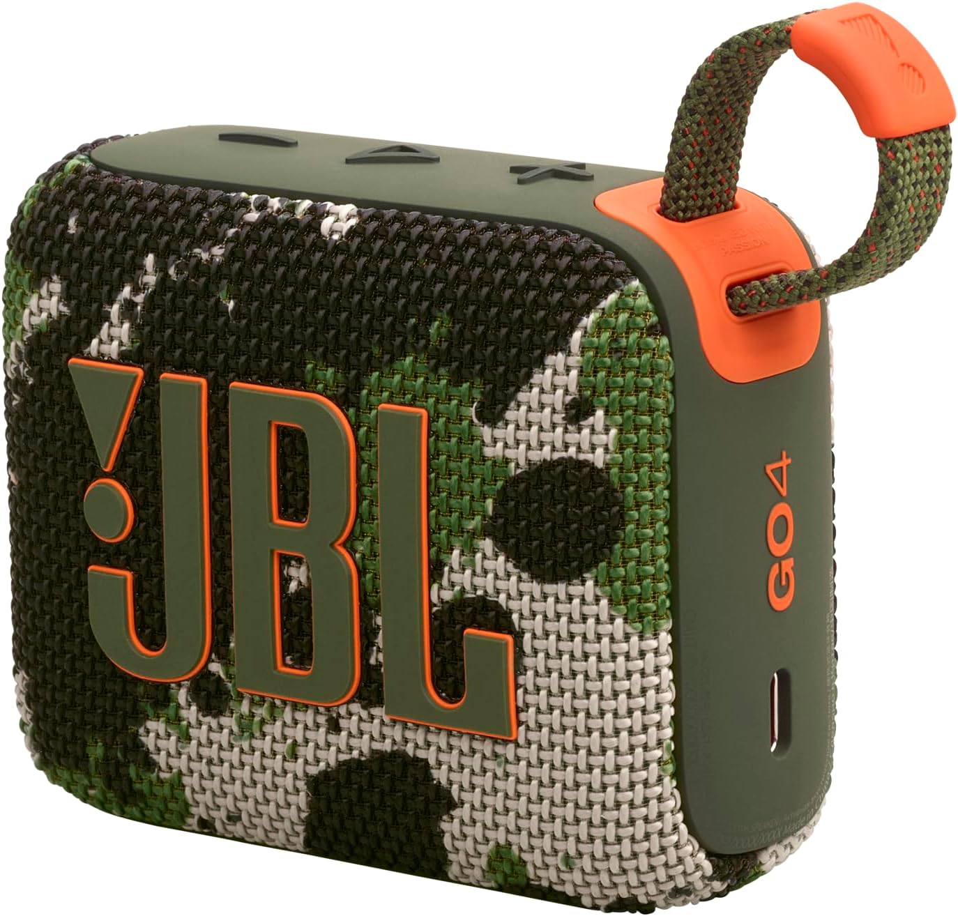 JBL Go 4 ultra-portable Bluetooth speaker with Auracast, powerful sound, 15-hour playtime, and a stylish design – JBLGO4BLK, Black