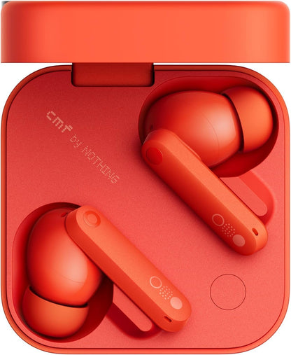 CMF by Nothing Buds Pro 2 Wirelesss earphones with HiFi sound, 50 dB Smart Active Noise Cancellation, 6 HD mics and Spatial Audio, 2025 - Dark Grey