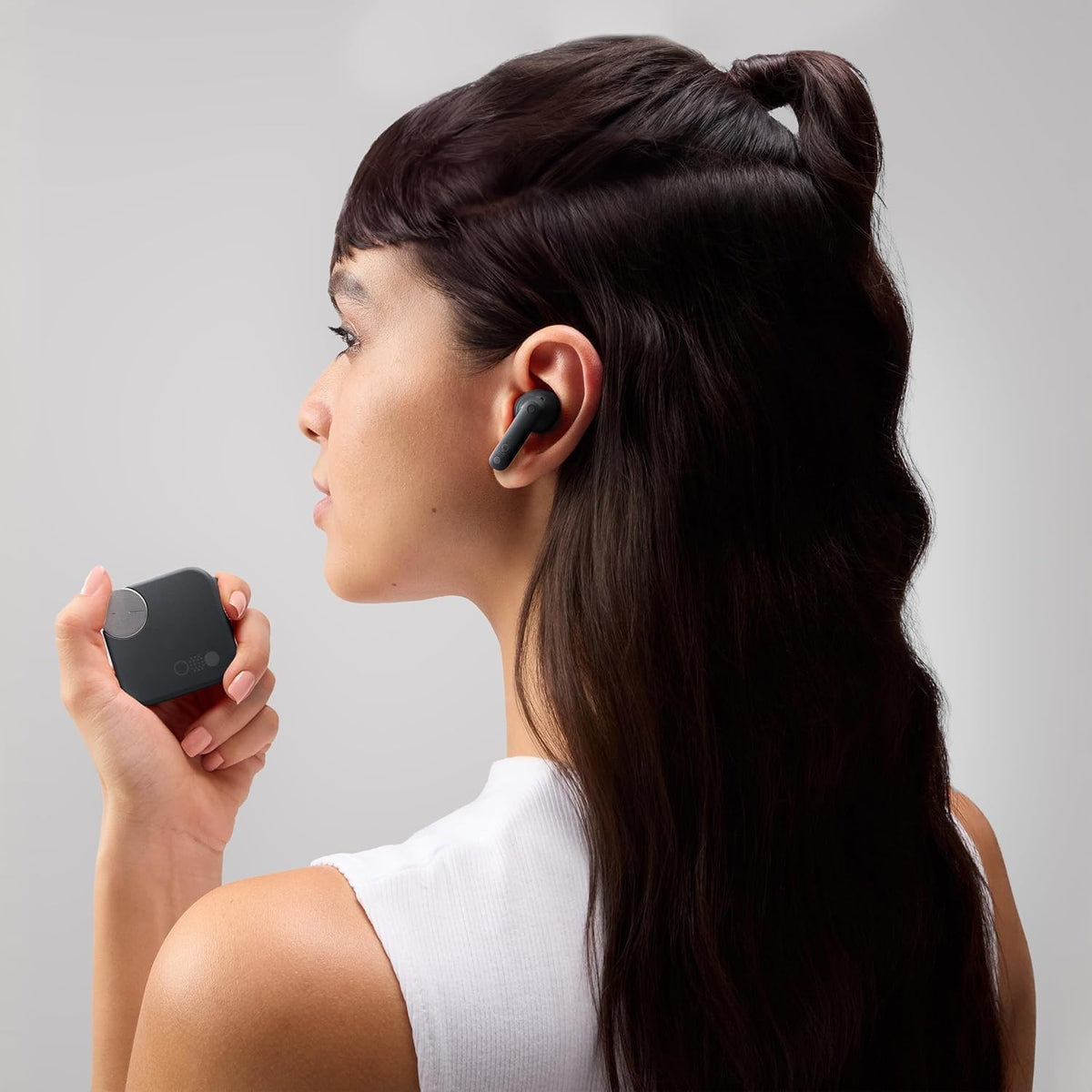 CMF by Nothing Buds Pro 2 Wirelesss earphones with HiFi sound, 50 dB Smart Active Noise Cancellation, 6 HD mics and Spatial Audio, 2025 - Dark Grey