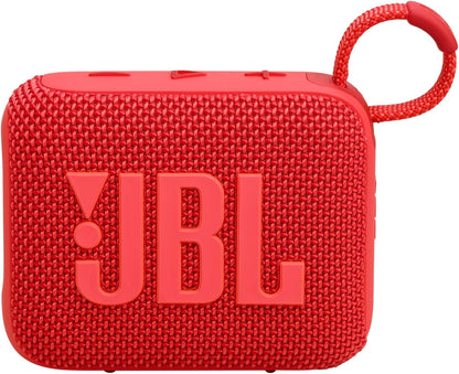 JBL GO 4 – Ultra-Portable Bluetooth Speaker with AURACAST, Powerful Sound, 7H Playtime & Sleek Design, JBLGO4RED, Red