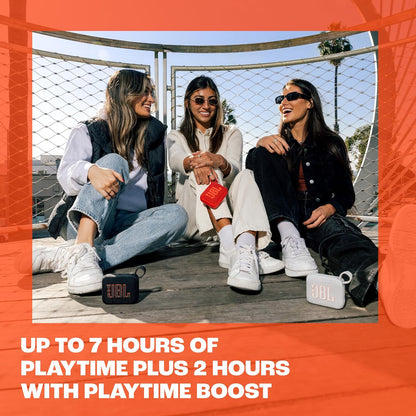 JBL Go 4 ultra-portable Bluetooth speaker with Auracast, powerful sound, 15-hour playtime, and a stylish design – JBLGO4BLK, Black