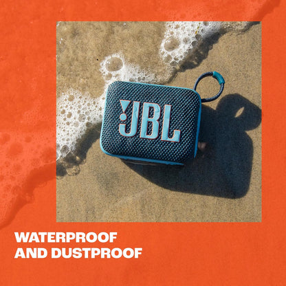 JBL Go 4 ultra-portable Bluetooth speaker with Auracast, powerful sound, 15-hour playtime, and a stylish design – JBLGO4BLK, Black