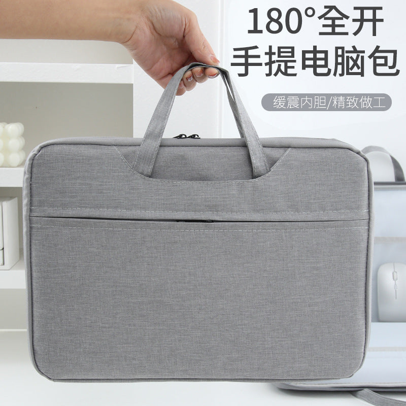 Source Factory Laptop Bag 14inch 15inch Computer Bag Portable Laptop Bag Lightweight Business Briefcase