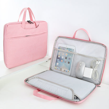 Source Factory Laptop Bag 14inch 15inch Computer Bag Portable Laptop Bag Lightweight Business Briefcase