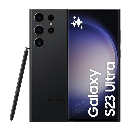 Samsung Galaxy S23 Ultra, AI Phone, Dual SIM, 5G, Android Smartphone, RAM-12GB, ROM-256GB, Phantom Black (UAE Version)