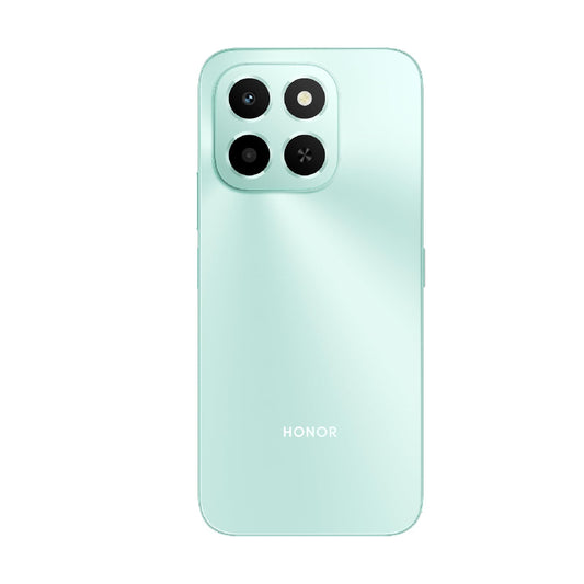 Honor X6c smartphone with 6GB RAM and 128GB storage, featuring a 6.61-inch display with 120Hz refresh rate, 50MP camera, 35W fast charging, dual SIM-Middle East Edition.