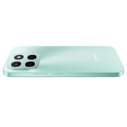Honor X6c smartphone with 6GB RAM and 128GB storage, featuring a 6.61-inch display with 120Hz refresh rate, 50MP camera, 35W fast charging, dual SIM-Middle East Edition.