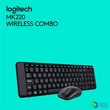 Logitech MK220 Wireless Keyboard and Mouse Combo (Black)| 920-003160 / 920-003161